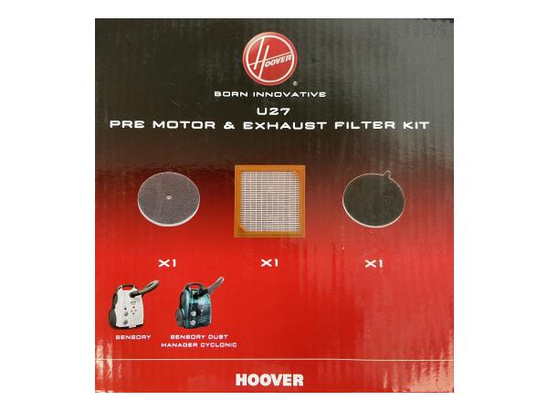 Hoover suodatinsarja Hepasuodatin sekä moottorinsuodatin U27 Sensory