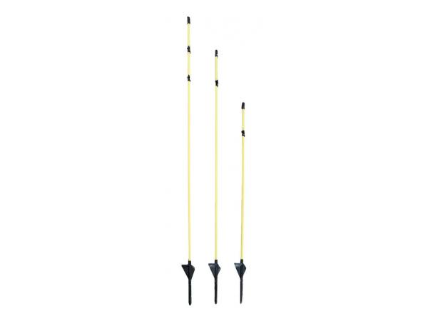 Keltainen lasikuitupylväs 110 cm, 10 kpl  Olli sähköpaimen