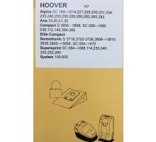 Pölypussi Hoover H7 4 kpl 02-6010